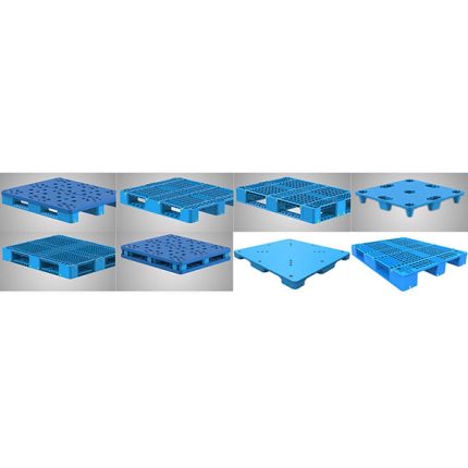 blow-molded plastic pallet