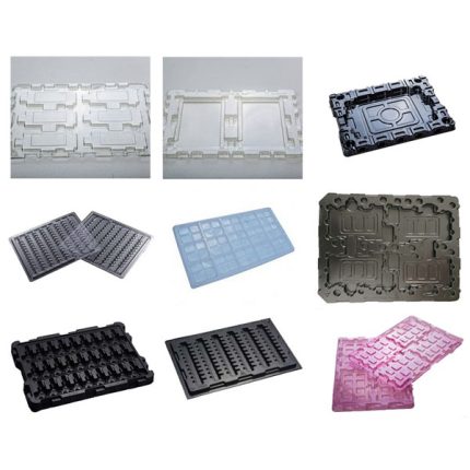 ESD-safe vacuum-formed tray