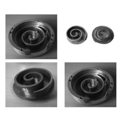 precision CNC machining of aluminum alloy scroll plates