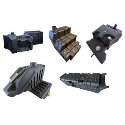 rotationally molded fuel tank