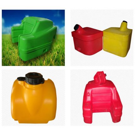 rotationally molded pesticide sprayer tank