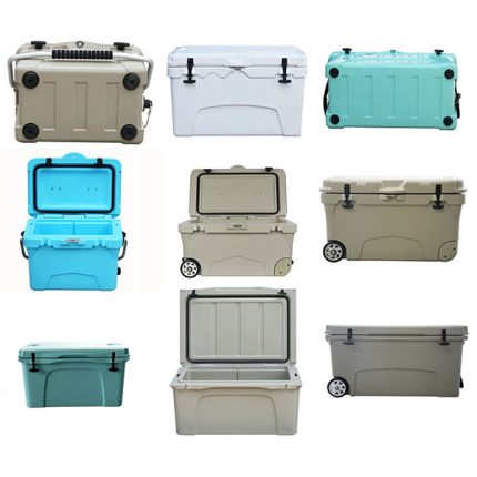 rotomolded insulated cooler