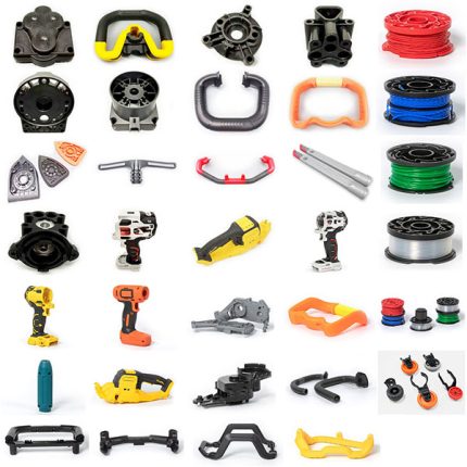 thermoplastic injection-molded power tool components