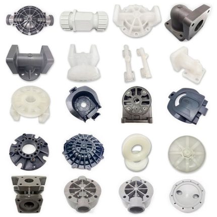 thermoplastic injection-molded pump components
