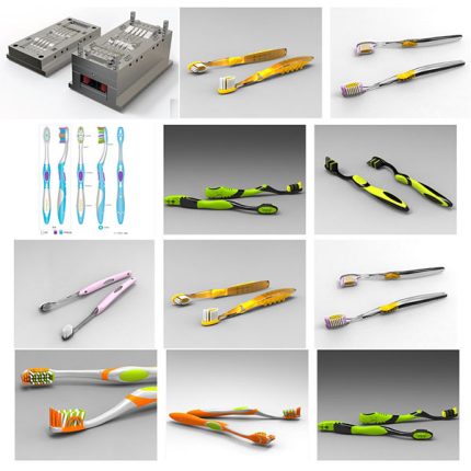 toothbrush injection mold