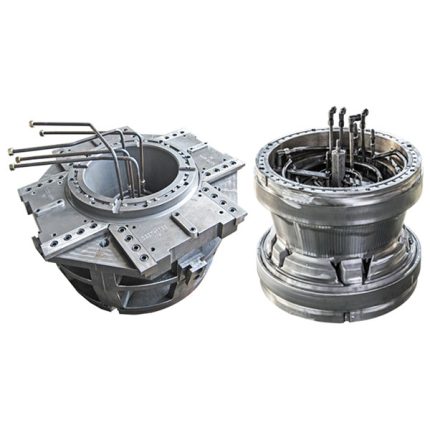 wheel hub differential pressure die casting mould